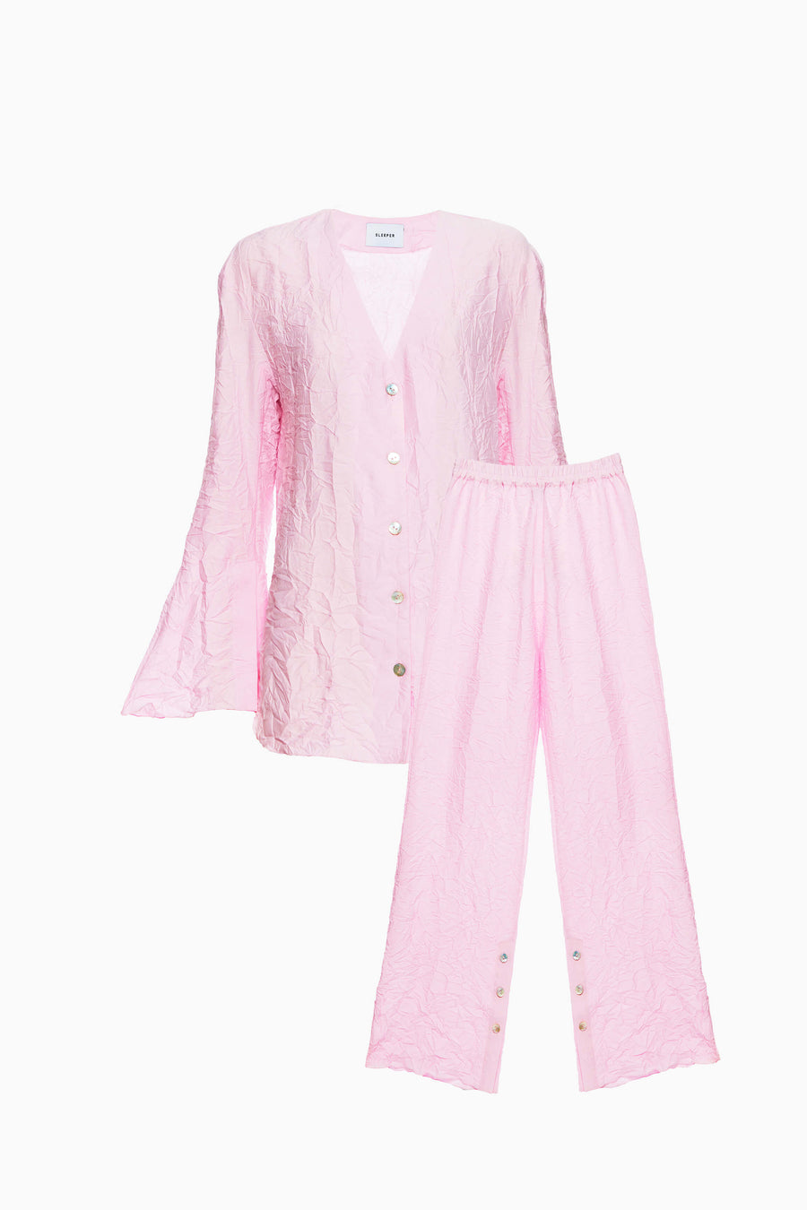 Never Iron Pajama Set in Black