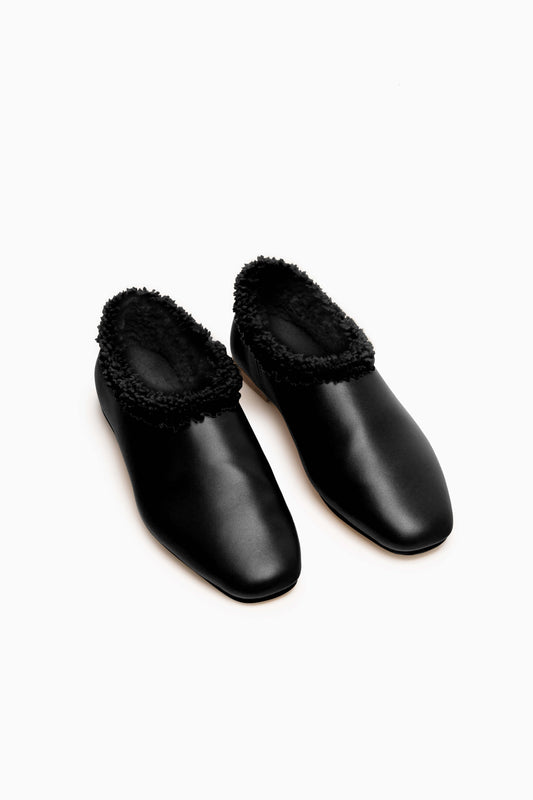 Mittens Winter Slippers in Black