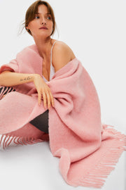 Gorgona Alpaca-blend Poncho in Pink