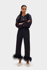 Mystery Puff Jacket in Black
