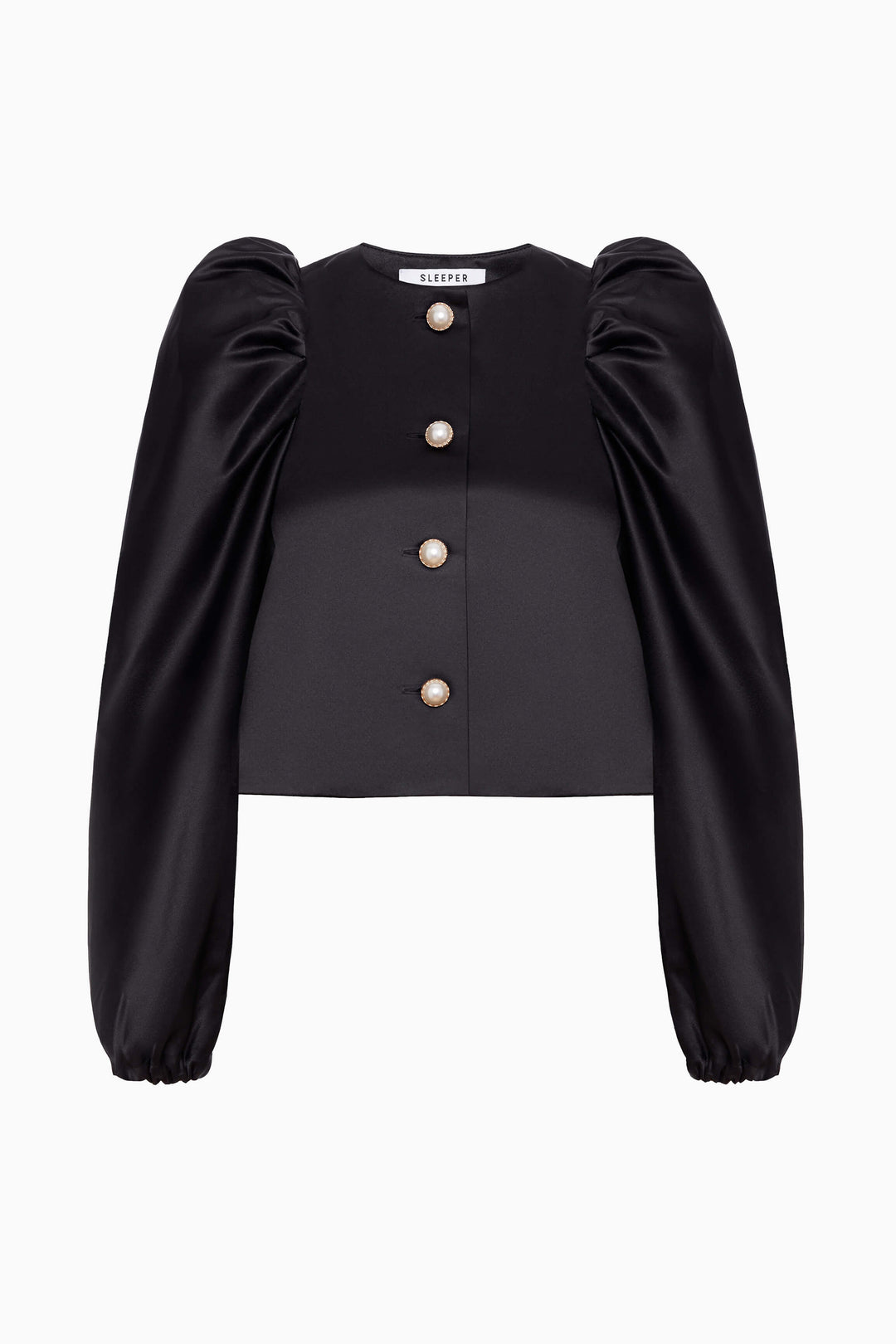 Mystery Puff Jacket in Black