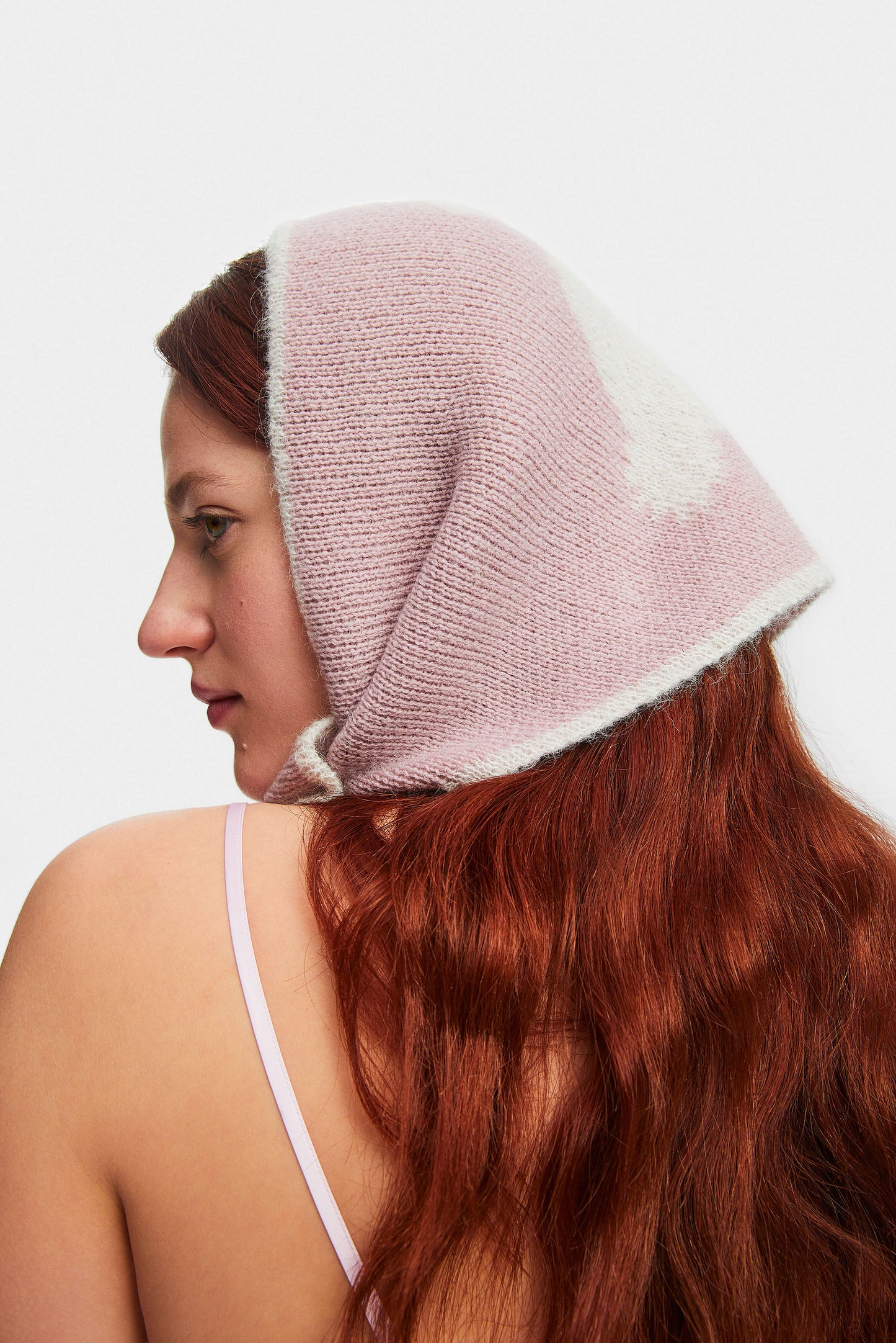 White Rabbit Cashmere-blend Headscarf in Pink