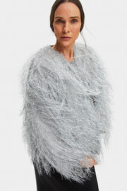 Disco Fringed Metallic Jacket