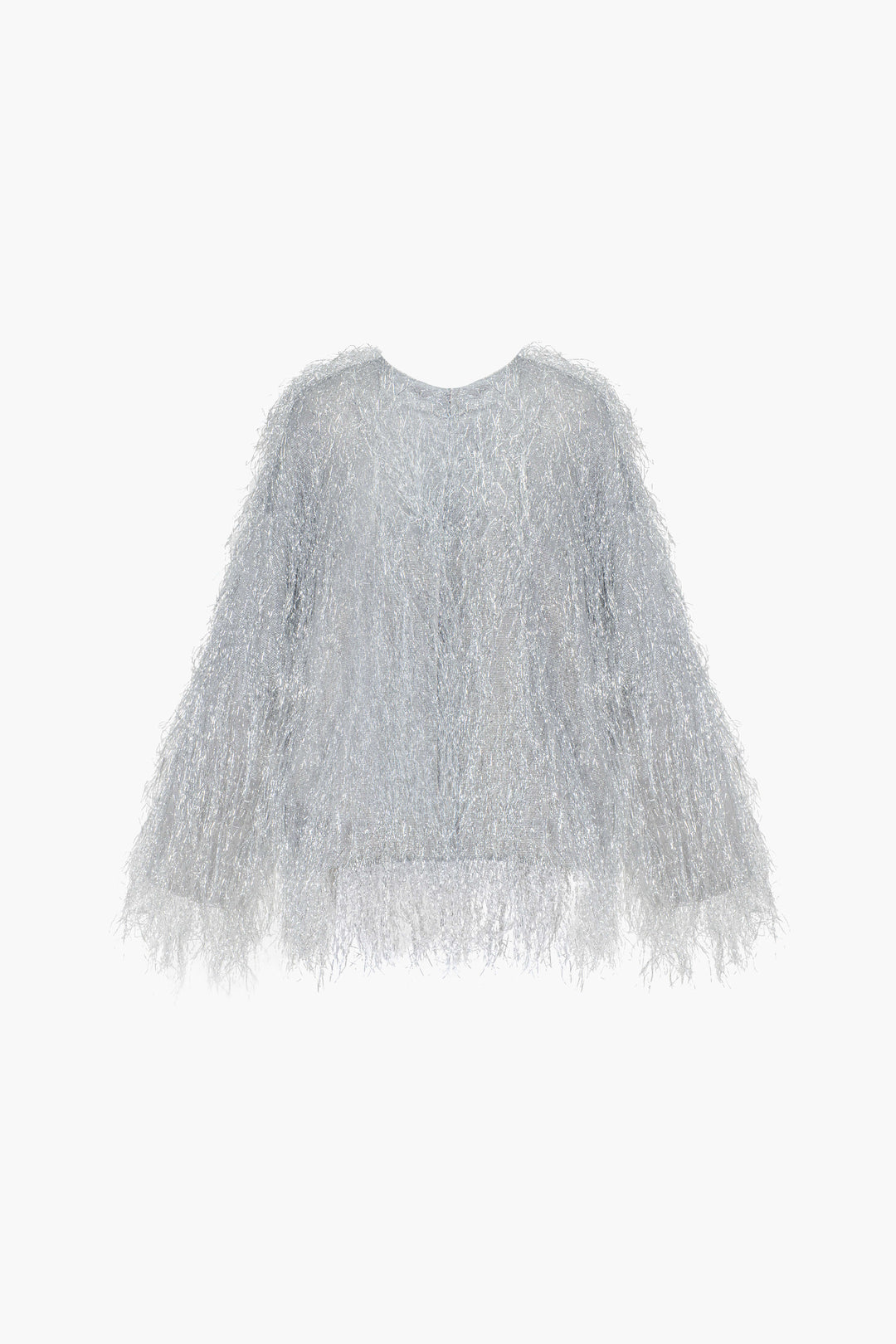 Disco Fringed Metallic Jacket