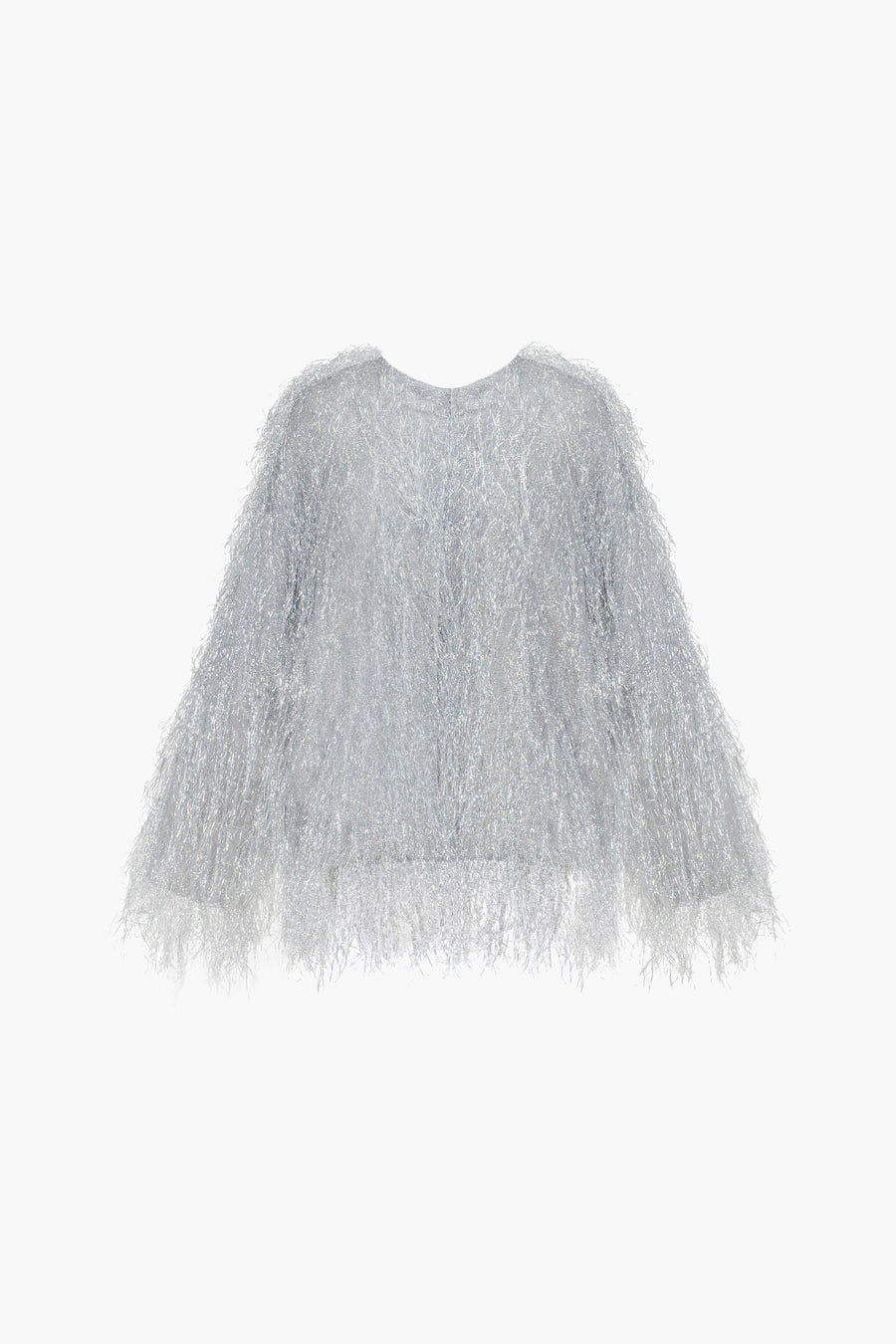 Disco Fringed Metallic Jacket