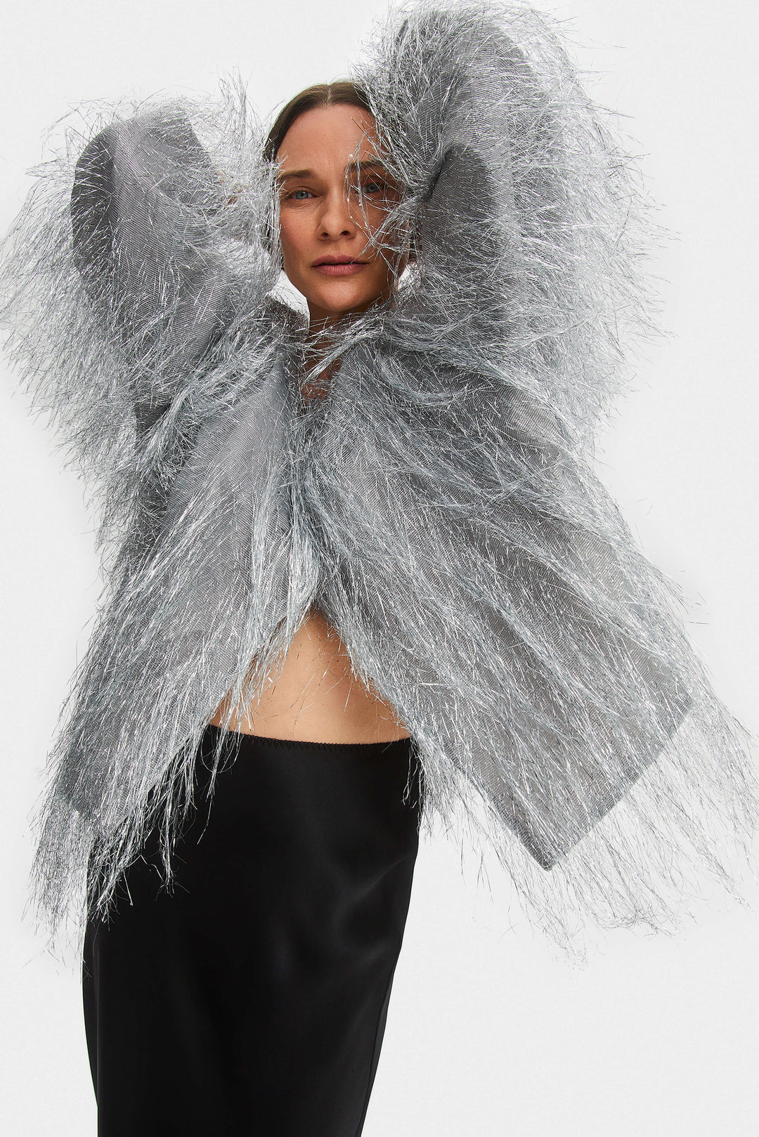 Disco Fringed Metallic Jacket