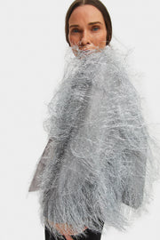 Disco Fringed Metallic Jacket