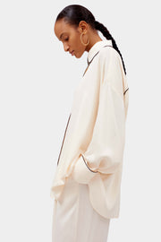 Pastelle Oversized Pants in Off-white