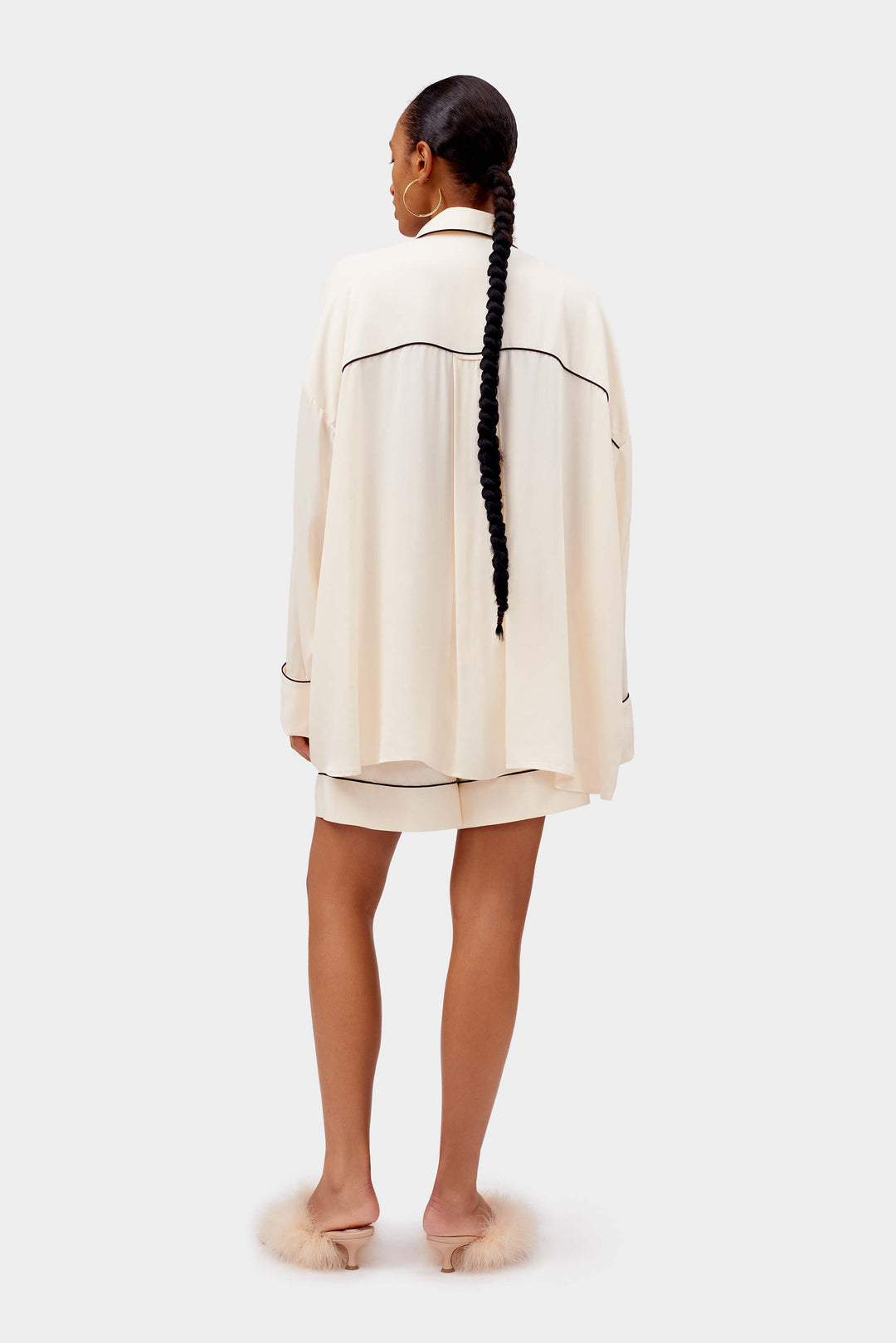 Pastelle Oversized Shirt in Off-white