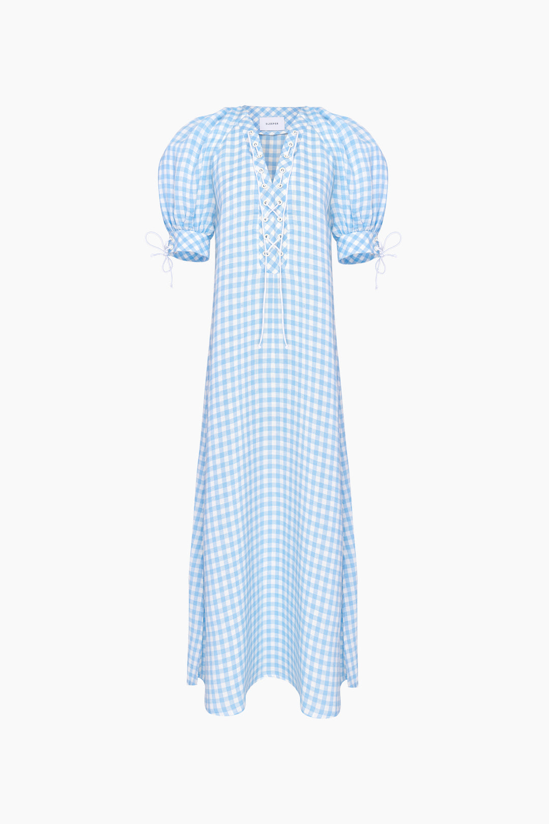 Garden Dress in Blue Vichy