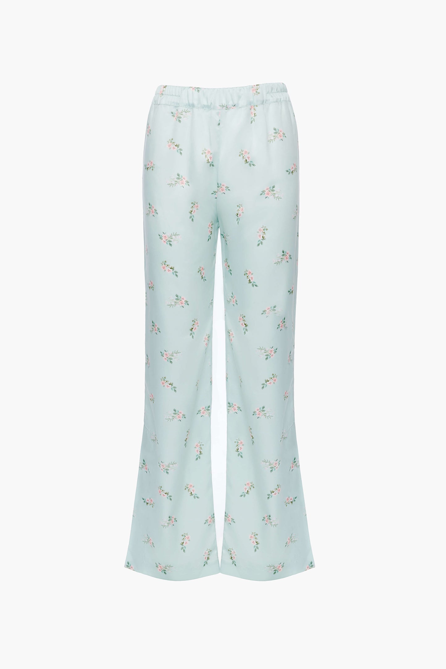 Blossom Printed Pants in Mint