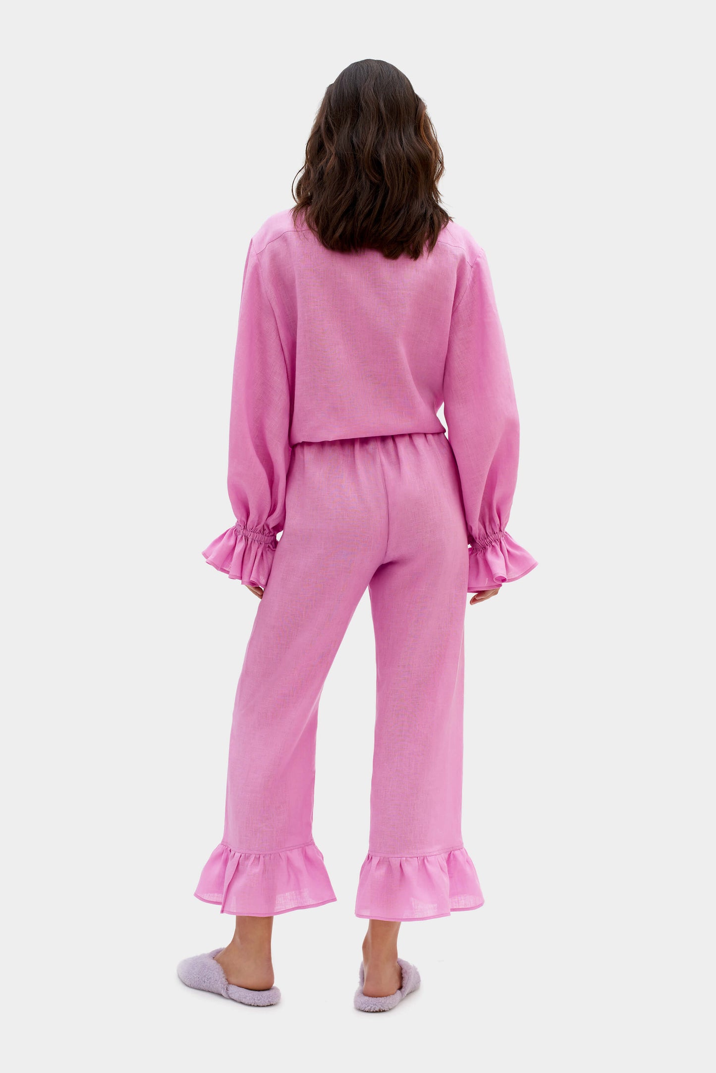 Rumba Linen Lounge Suit in Pink