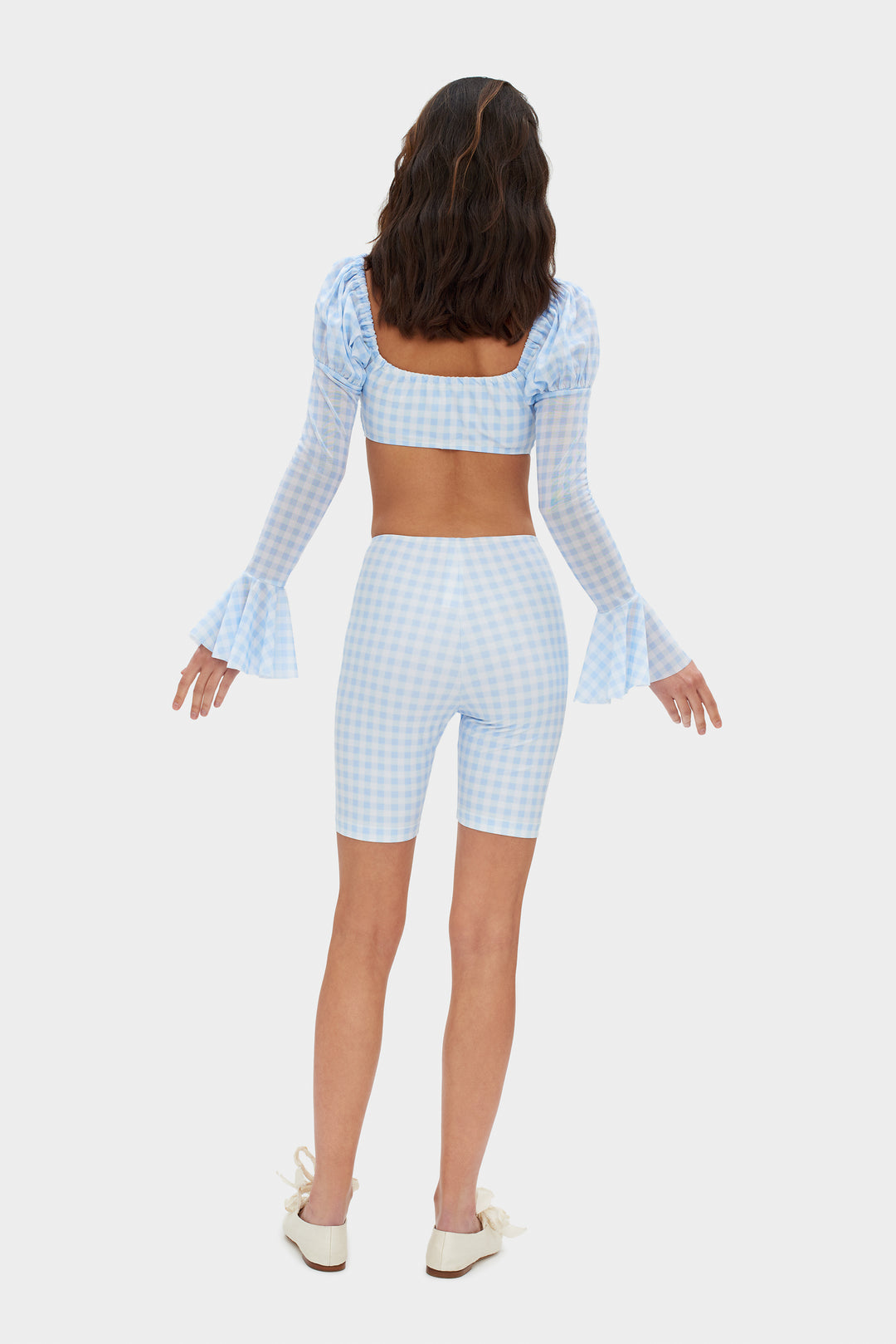 Opera Bikini Top in Blue Vichy