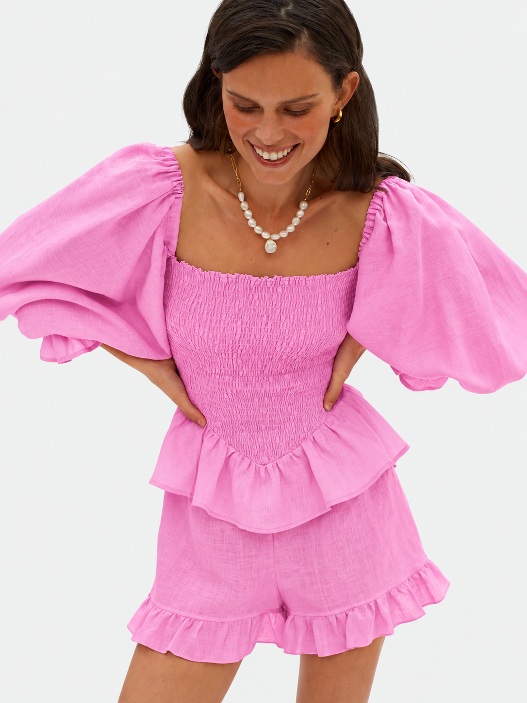 Atlanta Lounge Suit in Pink