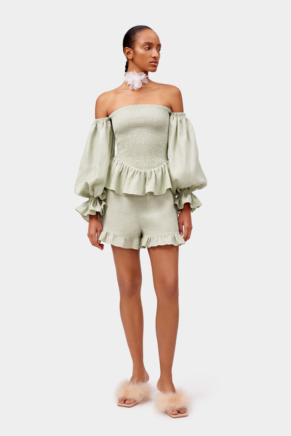 Atlanta Lounge Suit in Light Green