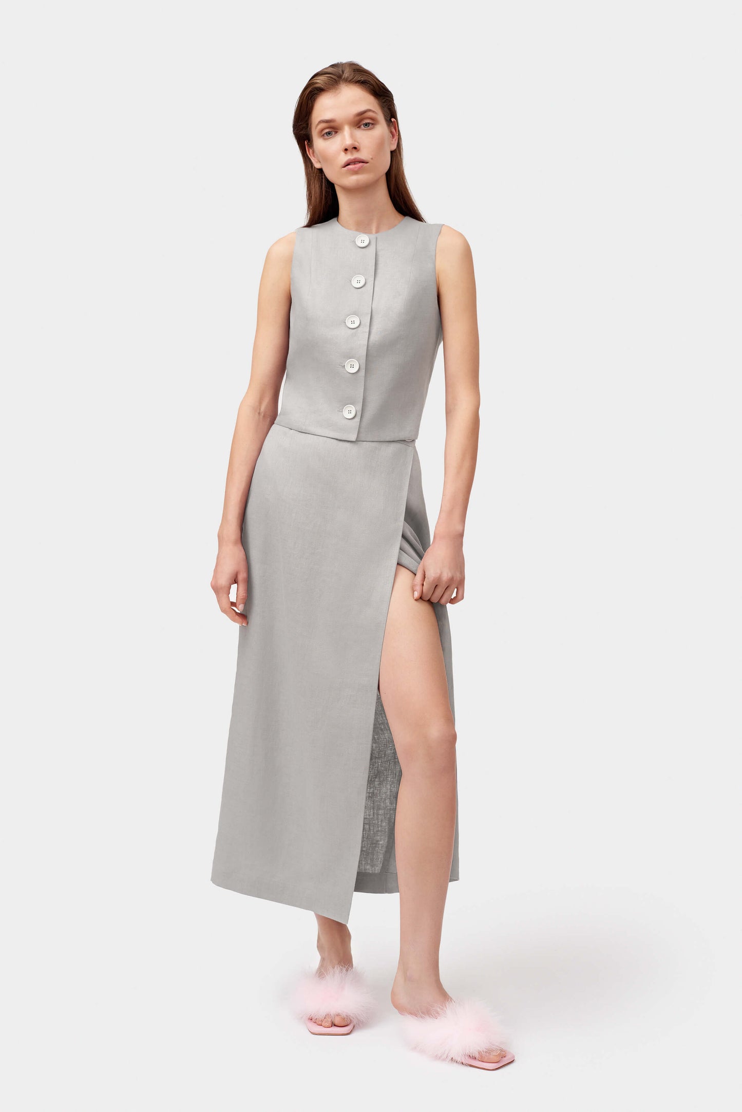 Lili Marleen Skirt in Grey