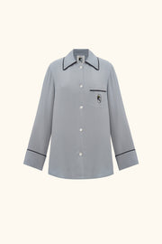 Finnegan Unisex Pajama Shirt in Grey