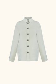 Unisex Linen Shirt in Pistachio Green