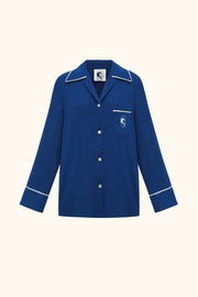 Finnegan Unisex Pajama Shirt in Navy