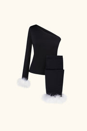 Weekend Chic Lounge Set in Black