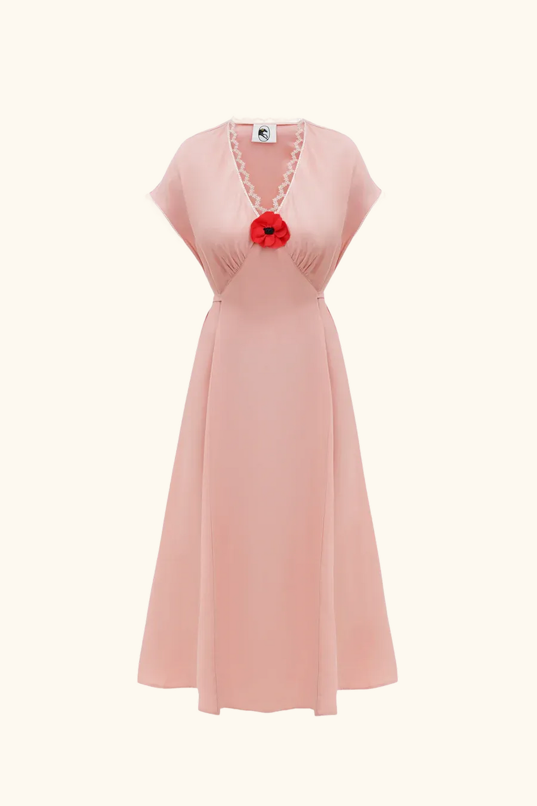 Poppi Midi Dress in Pink