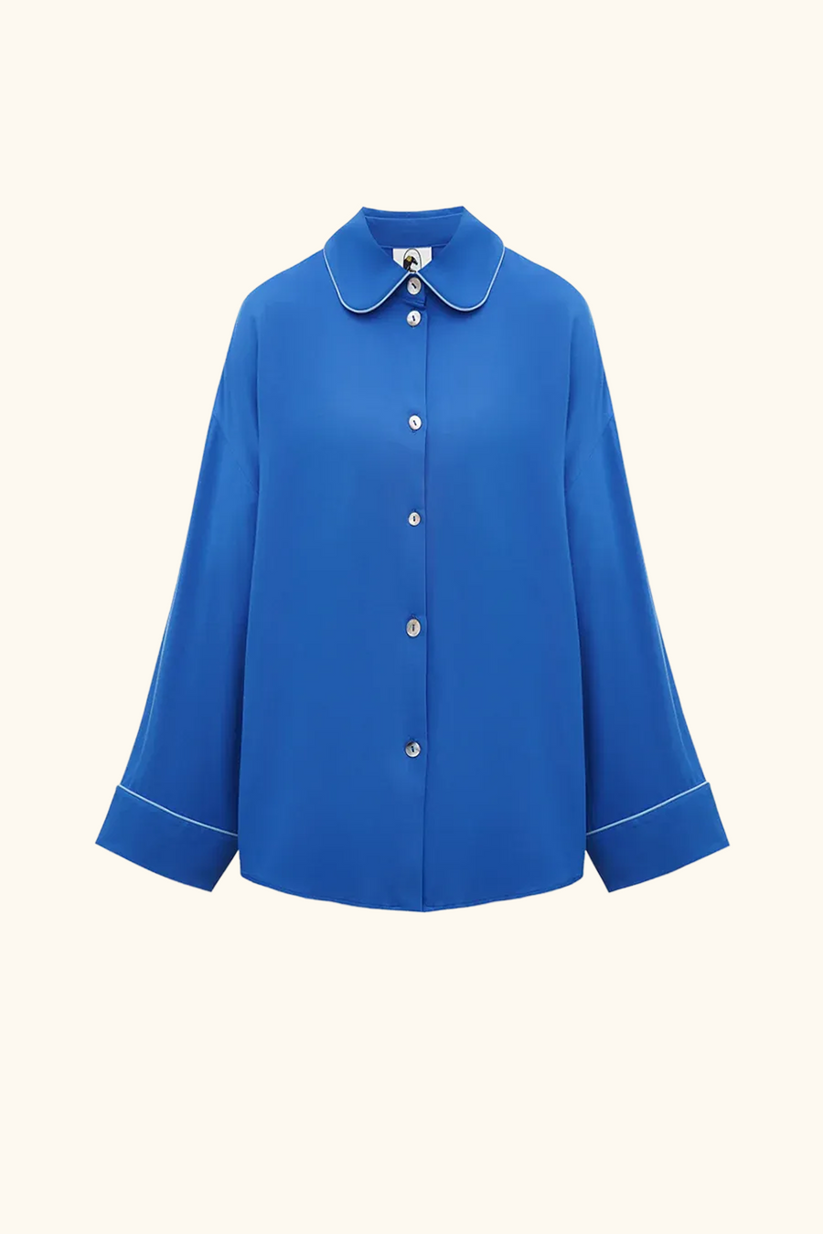 Pastelle Oversized Shirt in Dusk Blue