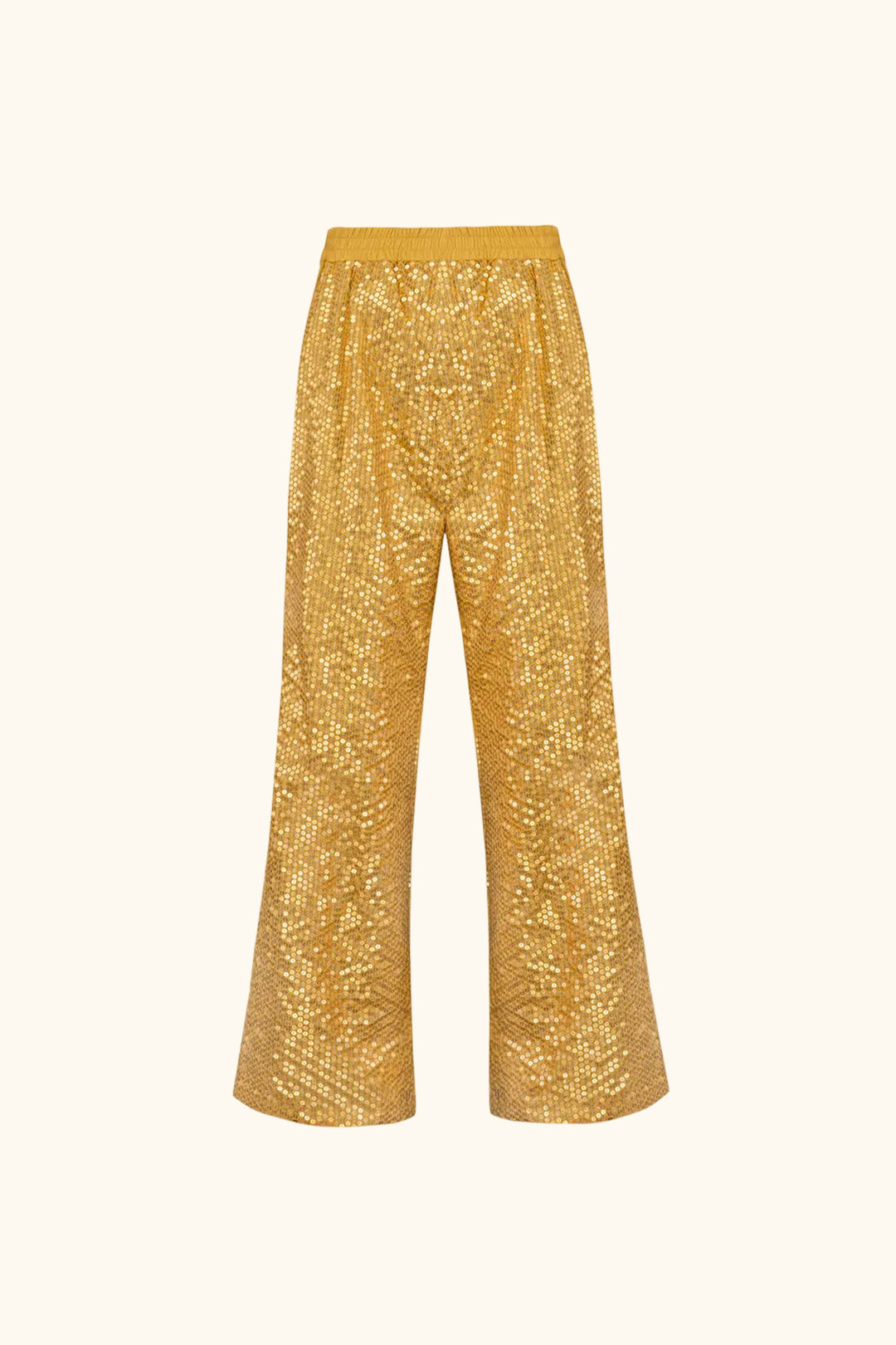Supernova Sequined Pants in Gold